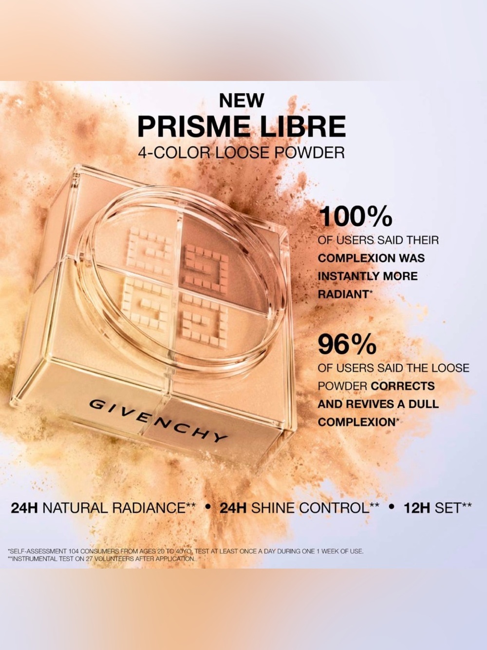 Givenchy Prisme Libre 4 in 1 MatteLoose Powder Shade 5, 24Hr Shine Control NWT - Picture 2 of 9